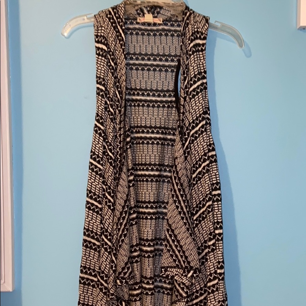 Tank top cardigan